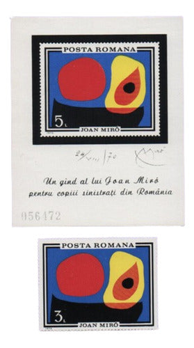 Yvert Stamp No. 2579 and Miniature Sheet Block No. 81 from Romania 0