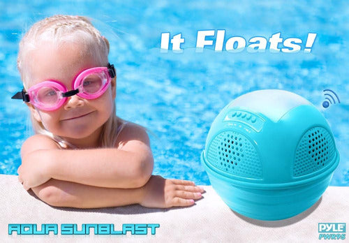 Altavoz P/piscina Pyle Pwr95sbl Aqua Sunblast C/batería 1