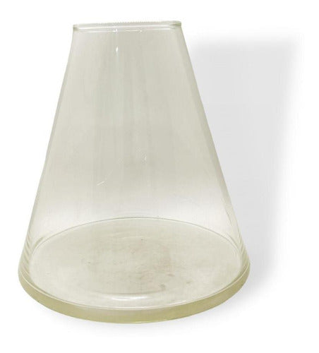 Conical Glass Vase 2 Liters 0