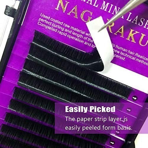 Nagaraku Eyelashes 0.20 C D Curve Length 10 to 15mm 2