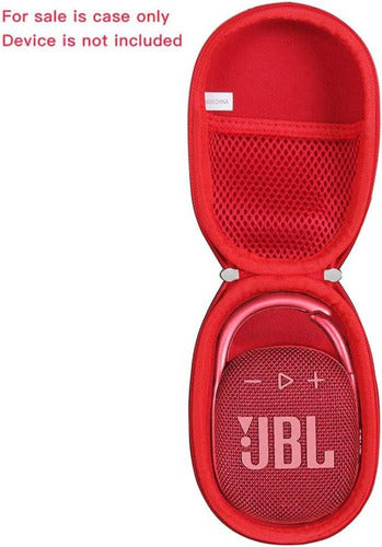 Adada Travel Hard Case for JBL Clip 4 Mini Speaker - Red 1