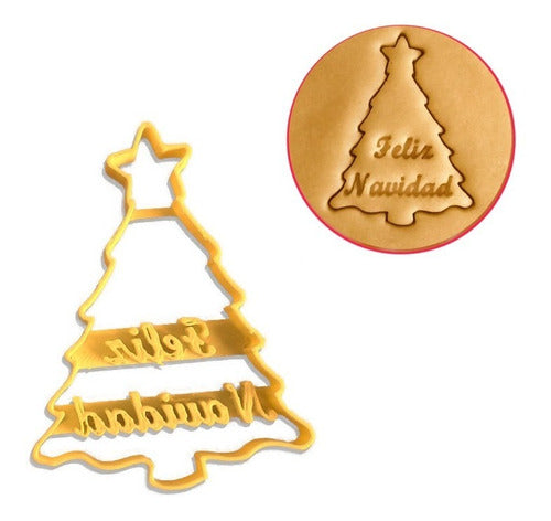 Misia Bonita - Feliz Navidad - Cookie Cutter Christmas Tree 0