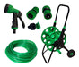 Tecnocom Garden Kit: Cart + 3/4x25m Hose + Connectors + Watering Gun 0