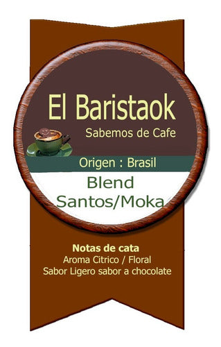 Cafe En Grano Blend Santos/moka ( Suave Y Sabroso )   X 1kg 4