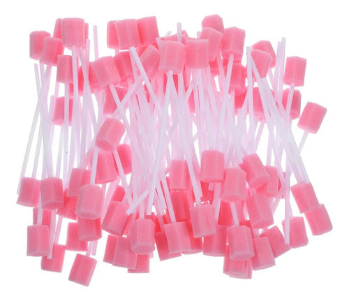 100pcs Swabs Descartáveis De Limpeza Oral 0