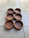 Set X6 Cazuela Plato Algarrobo Locro Humita Madera  15 X 5cm 2