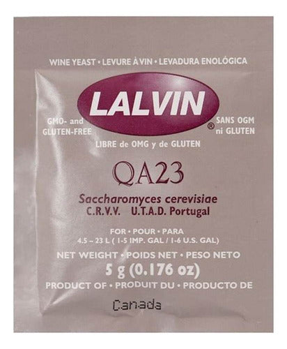 Lallemand Lalvin QA-23 Yeast for Wine 30 Gr Vacuum Packed 0