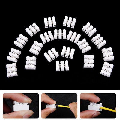 20pcs Auto Cierre Mini 3pin Cable Conectores Rápido Empalme 1