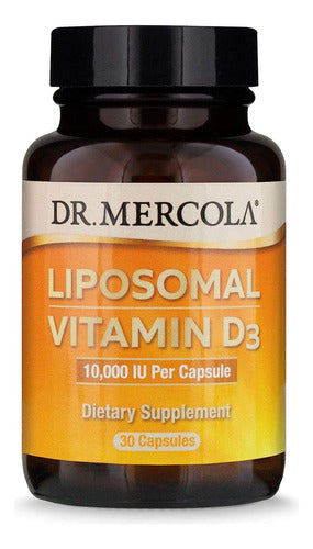 Dr. Mercola Liposomal Vitamin D3 10000 IU 30 Capsules 0