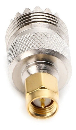 TecnoliveUSA UHF SO239 Female to SMA Male Coaxial Adapter 1