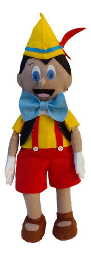 N: Petit Art Pinocho Articulated Felt Character Toy for Kids 0