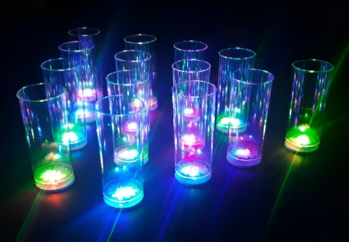 SieteHome 50 Vasos Luminosos LED, Cotillon Luminoso LED, Fluor !!! 1