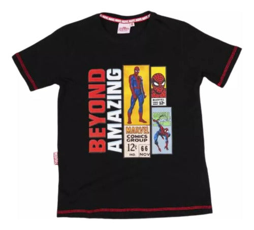 Marvel Spiderman Retro Short Sleeve T-Shirt for Boys 0