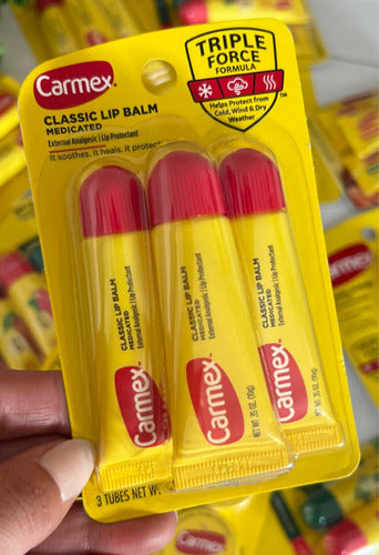 Carmex Lip Balm Set of 3 Units 1