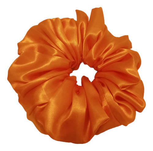 Luxe Satin Solid Color Scrunchies 9