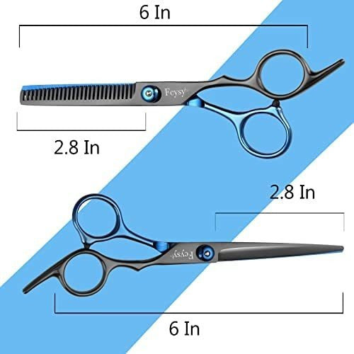 Hair Scissors Thinning Shears Set, Fcysy Professional Hair Cutting Kit 1
