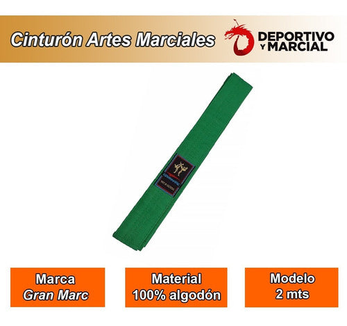 Gran Marc Martial Arts Belts - All Official Colors 6