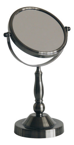 Makeup Mirror Metal Antique Style 33cm Height 0