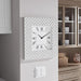 Iohomes Rayville Glam Crystal Accent Reloj De Pared De Crist 2