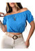 Strapless Paisana Style Linen Top Trendy Colors Fashion 27