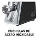 Picadora De Carne Xion 3 Cortes 1400 W Cuchillas Inox Dimm 4