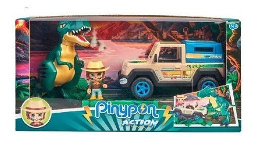 Pinypon Action Coche C/dino Rex + Fig C/acc 16771 Srj 0