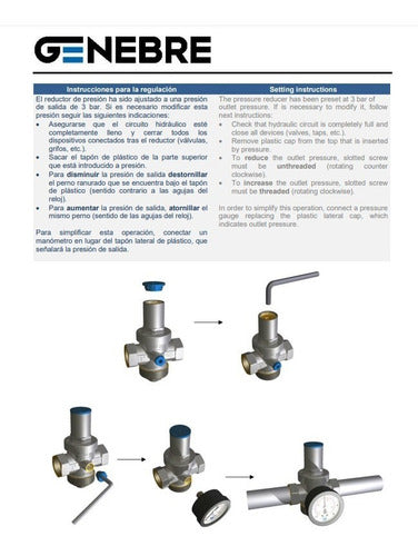 Genebre Pressure Regulating Valve 1" for Water 3