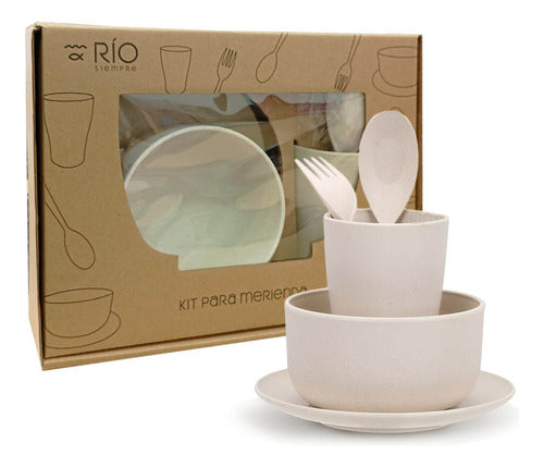 By El Rey Eco-Friendly School Snack Set - Bowl Cup 0