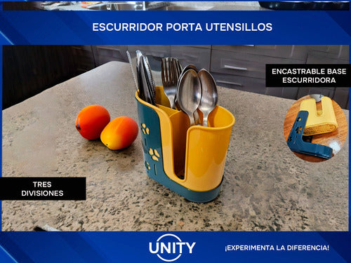 Unity Group Kitchen Utensil Organizer and Drainer 7