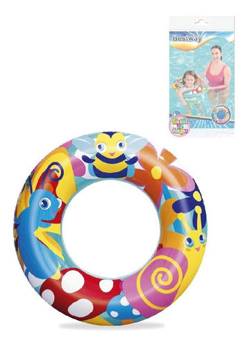 Bestway Inflatable Life Saver 56cm Pool Float for Kids 7