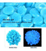 Atpwonz 100 Pieces of Rocks for Fish Tanks That Glow in Blue 3