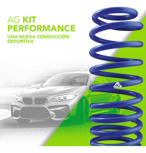 AG Pro Rear Progressive Springs for Audi A4 Sedan 2wd 4cyl. (incl 1.8t) 2