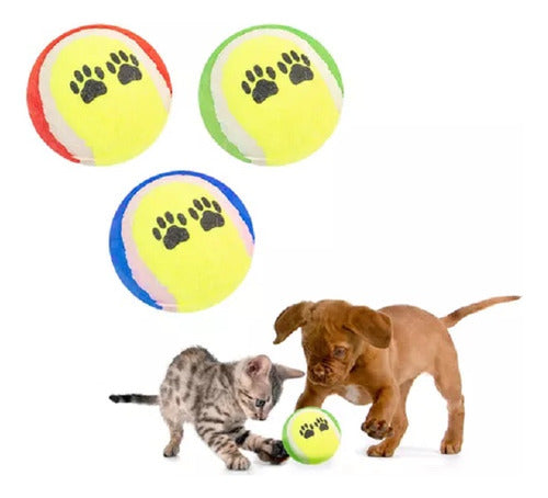 CanCat Tennis Ball Dog Toy Pack of 3 0