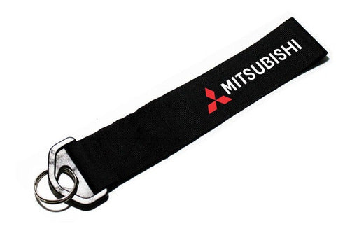 Keychain Tow Strap 039 - Black - Mitsubishi 0