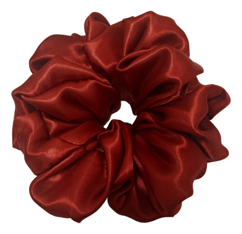 Luxe Satin Solid Color Scrunchies 0