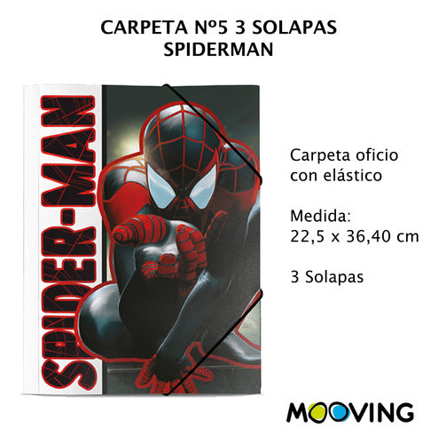 Kit Dibujo 51 Art. Spiderman Temperas Acuarelas Pincel 2