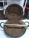 Brand Name: Brown Rattan Tray Set - Price for 2 1