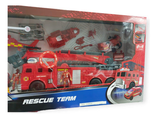 Toys Four Fun S.O.S Rescue Team Set with Light and Sound 1088 / 1089 1