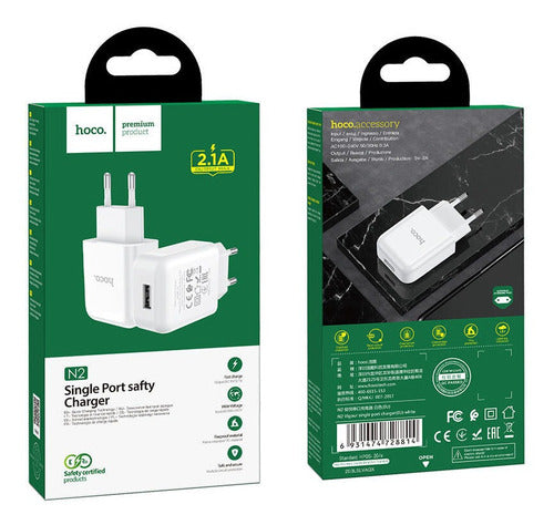 Adaptador Pared 1 Usb Hoco N2 3