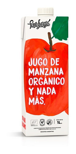 Pura Frutta Jugo 100% Exprimido Orgánico De Manzana 0