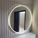 Circular Frosted LED Light Mirror 70cm 4
