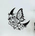 Cortedemetales Promo Set 2 Cuadros Chapa Mariposas Color Negro 1