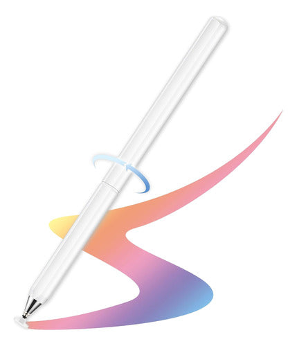 OASO Universal Pen Stylus with Disc Tip - White 0