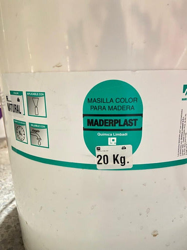 Maderplast Water-Based Wood Filler Natural Color X 20 Kg 4