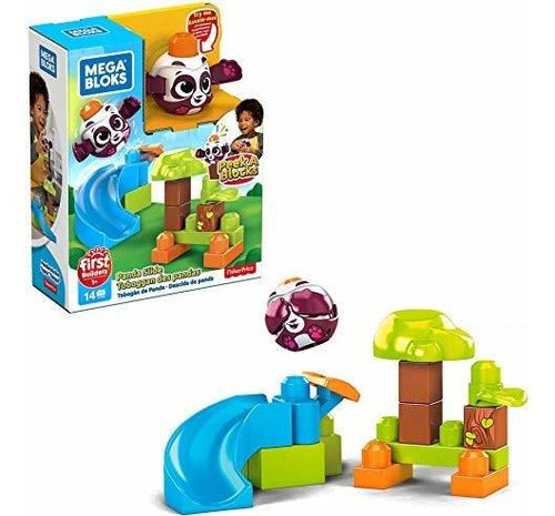 Mega Bloks Peek A Blocks Panda Slide 0