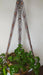Rustic Hanging Plant Holder with Rope and Wooden Beads 8