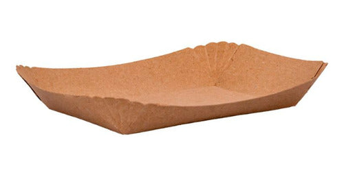 UMPAPEL Kraft Bakery Trays N°1 (15x13x3 Cm) X 100 Units 3