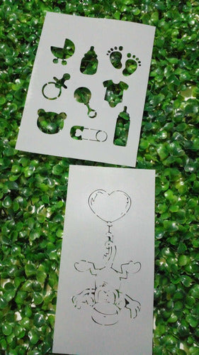 Stencil  Infantiles X 4 Unidades Promocion!! 3