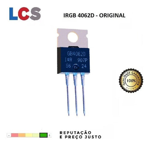 Irgb4062d - Irgb 4062 D - Transistor Original 1