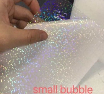 Laminado En Frío A4 Holográfico X 20 Un. Modelo Small Bubble 2